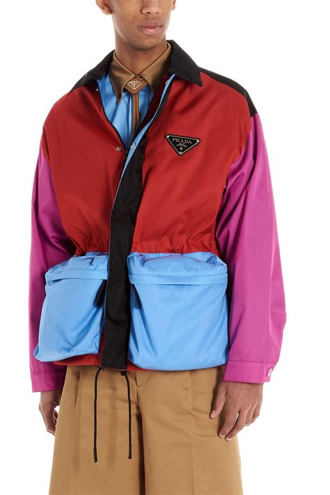 prada colorful jacket|prada jacket outlet.